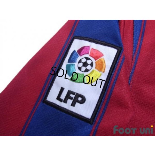 Photo6: FC Barcelona 2009-2010 Home Long Sleeve Shirt LFP Patch/Badge