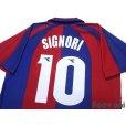 Photo4: Bologna 1998-1999 Home Shirt #10 Signori