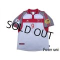 Turkey Euro 2000 Home Shirt #9 Hakan Sukur UEFA Euro 2000 Patch/Badge UEFA Fair Play Patch/Badge