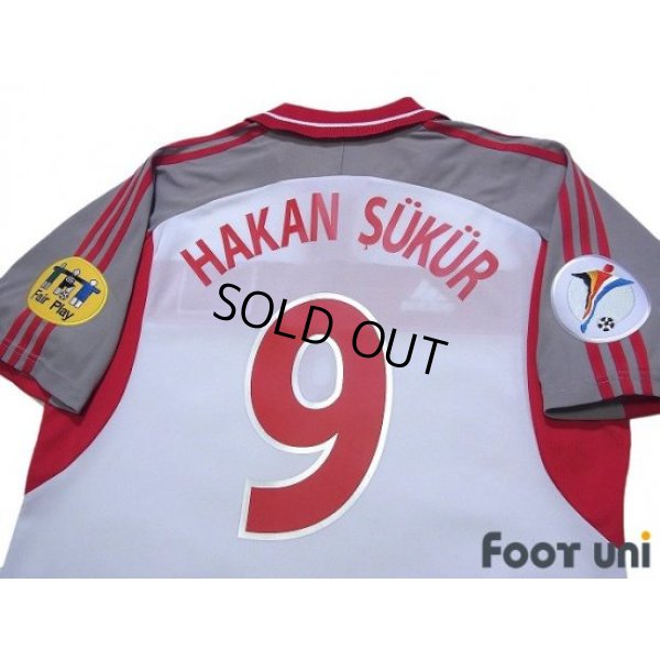 Photo4: Turkey Euro 2000 Home Shirt #9 Hakan Sukur UEFA Euro 2000 Patch/Badge UEFA Fair Play Patch/Badge