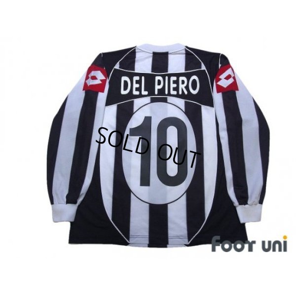 Photo2: Juventus 2002-2003 Home Long Sleeve Shirt #10 Del Piero For the Champions League