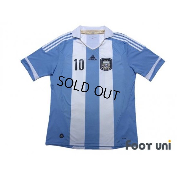 Photo1: Argentina 2012 Home Shirt #10 Lionel Messi