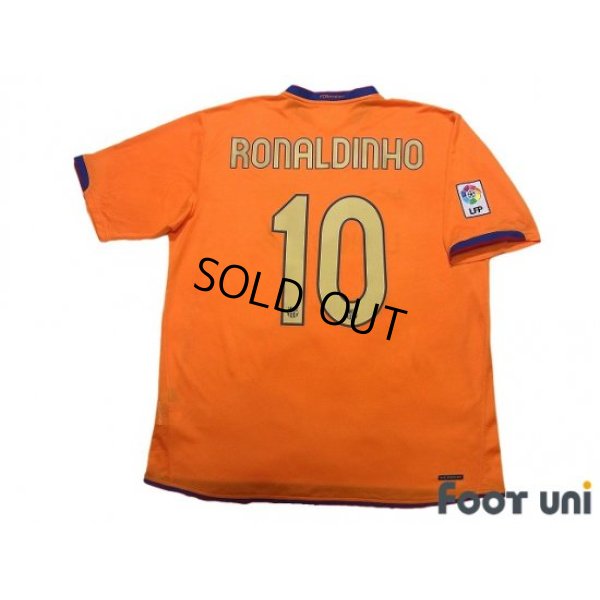 Photo2: FC Barcelona 2006-2007 Away Shirt #10 Ronaldinho LFP Patch/Badge