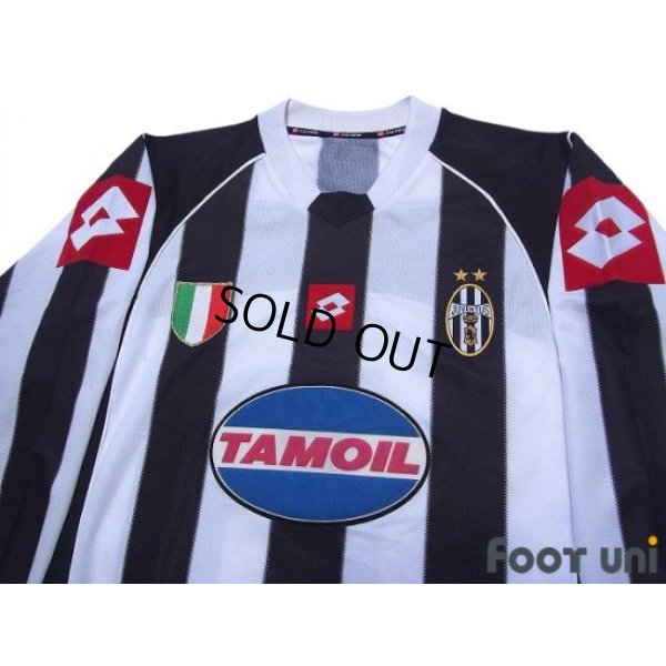 Photo3: Juventus 2002-2003 Home Long Sleeve Shirt #10 Del Piero For the Champions League
