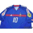 Photo3: France Euro 2004 Home Shirt #10 Zidane UEFA Euro 2004 Patch/Badge UEFA Fair Play Patch/Badge