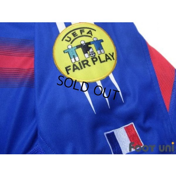 Photo7: France Euro 2004 Home Shirt #10 Zidane UEFA Euro 2004 Patch/Badge UEFA Fair Play Patch/Badge