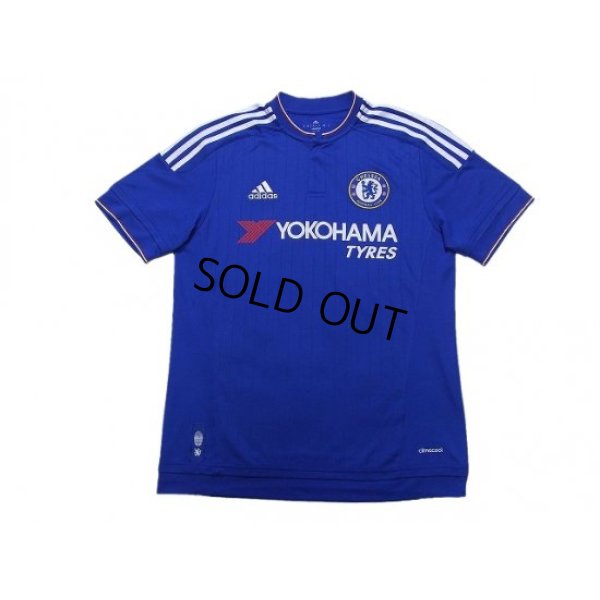 Photo1: Chelsea 2015-2016 Home Shirt #10 Eden Hazard