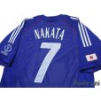 Photo4: Japan 2002 Home Authentic Shirt #7 Hidetoshi Nakata FIFA World Cup 2002 Korea Japan Patch/Badge