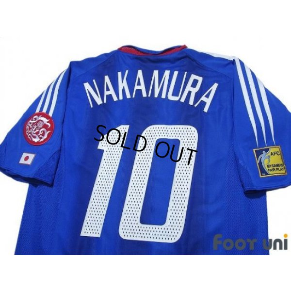 Photo4: Japan 2004 Home Authentic Shirt #10 Shunsuke Nakamura ASIAN Cup 2004 Patch/Badge w/tags