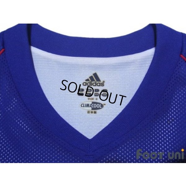 Photo5: Japan 2002 Home Authentic Shirt #7 Hidetoshi Nakata FIFA World Cup 2002 Korea Japan Patch/Badge