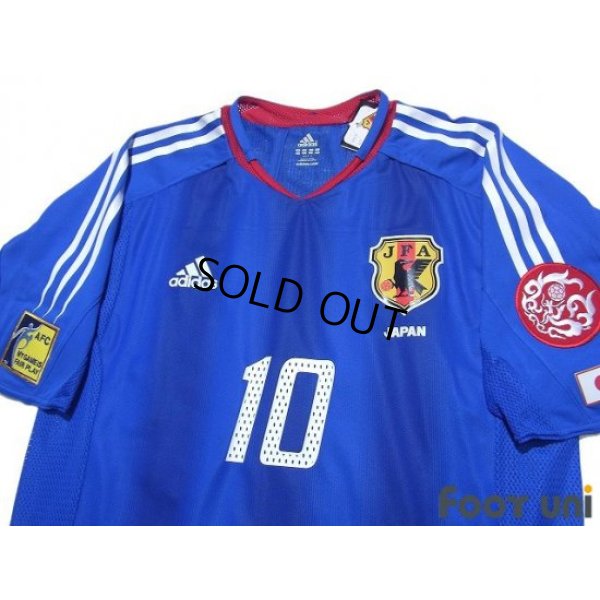 Photo3: Japan 2004 Home Authentic Shirt #10 Shunsuke Nakamura ASIAN Cup 2004 Patch/Badge w/tags