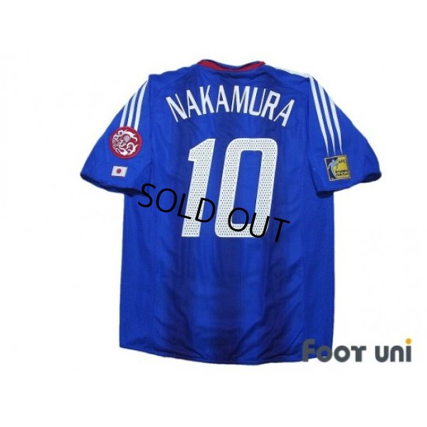 Photo2: Japan 2004 Home Authentic Shirt #10 Shunsuke Nakamura ASIAN Cup 2004 Patch/Badge w/tags