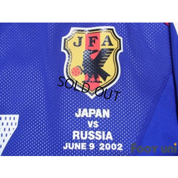 Photo6: Japan 2002 Home Authentic Shirt #7 Hidetoshi Nakata FIFA World Cup 2002 Korea Japan Patch/Badge
