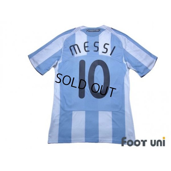 Photo2: Argentina 2008 Home Shirt #10 Messi