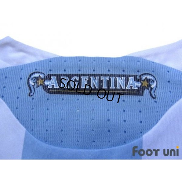 Photo6: Argentina 2008 Home Shirt #10 Messi