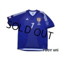 Japan 2002 Home Authentic Shirt #7 Hidetoshi Nakata FIFA World Cup 2002 Korea Japan Patch/Badge