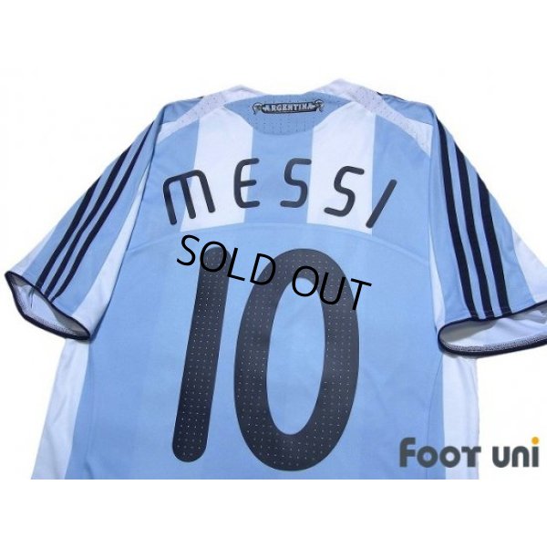 Photo4: Argentina 2008 Home Shirt #10 Messi