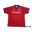 Photo1: Manchester United 1994-1996 Home Shirt (1)