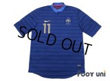 France Euro 2012 Home Shirt #11 Nasri