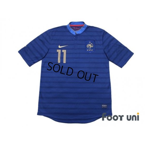Photo1: France Euro 2012 Home Shirt #11 Nasri