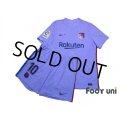 FC Barcelona 2021-2022 Away Authentic Shirt and Shorts Set #10 Messi La Liga Patch/Badge