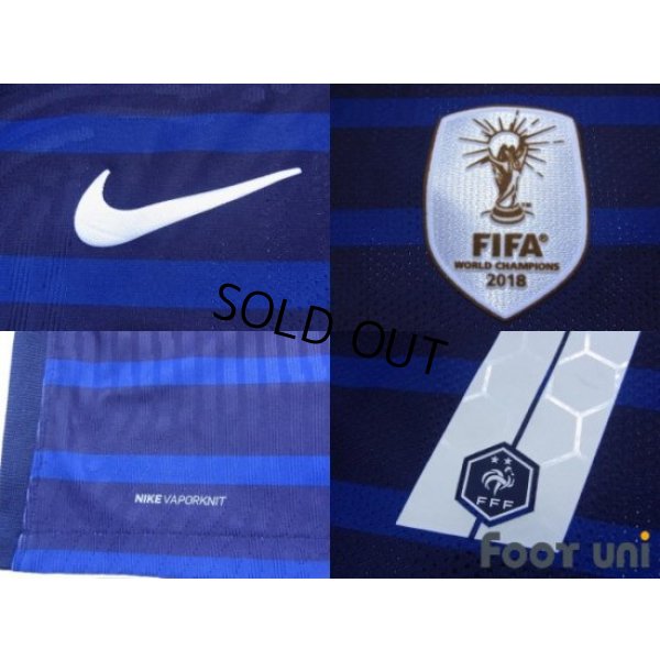 Photo7: France Euro 2020-2021 Home Authentic Shirt #7 Griezmann