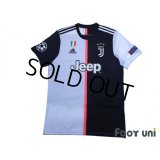 Juventus 2019-2020 Home Shirt #33 Bernardeschi Champions League Patch/Badge w/tags