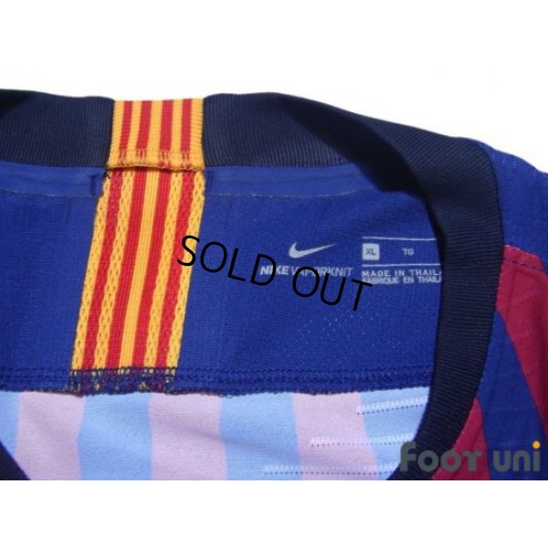 Photo5: FC Barcelona 2018-2019 Home Authentic Shirt #7 Coutinho La Liga Patch/Badge