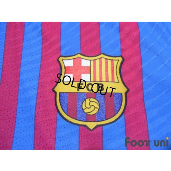 Photo5: FC Barcelona 2021-2022 Home Authentic Shirt and Shorts Set