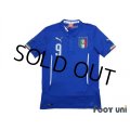 Italy 2014 Home Shirt #9 Balotelli w/tags