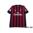 Photo1: AC Milan 2017-2018 Home Shirt #8 Suso Serie A Tim Patch/Badge (1)