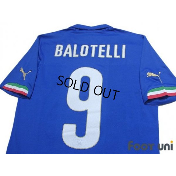 Photo4: Italy 2014 Home Shirt #9 Balotelli w/tags