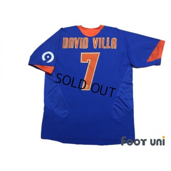 Photo2: Valencia 2005-2006 Away Shirt #7 David Villa With sleeve sponsor