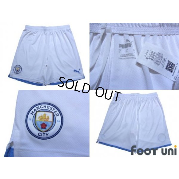 Photo8: Manchester City 2021-2022 Home Authentic Shirt and Shorts Set #17 De Bruyne