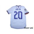 Photo2: Real Madrid 2021-2022 Home Authentic Shirt and Shorts Set #20 Vini Jr (2)