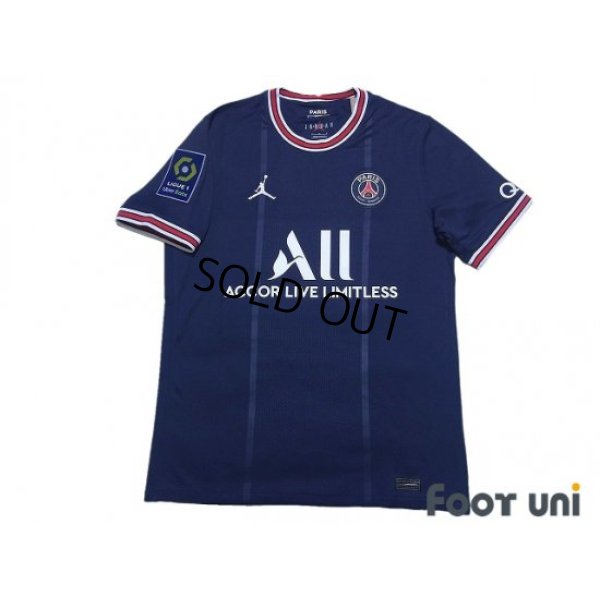 Photo1: Paris Saint Germain 2021-2022 Home Shirt #30 Messi Ligue 1 Patch/Badge w/tags