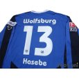 Photo4: VfL Wolfsburg 2008-2009 Away Long Sleeve Shirt #13 Makoto Hasebe w/tags