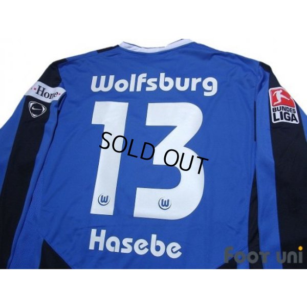 Photo4: VfL Wolfsburg 2008-2009 Away Long Sleeve Shirt #13 Makoto Hasebe w/tags