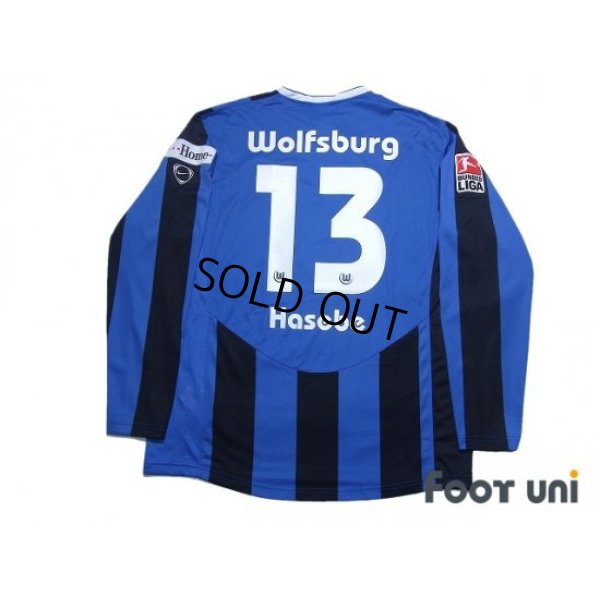 Photo2: VfL Wolfsburg 2008-2009 Away Long Sleeve Shirt #13 Makoto Hasebe w/tags