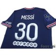 Photo4: Paris Saint Germain 2021-2022 Home Shirt #30 Messi Ligue 1 Patch/Badge w/tags