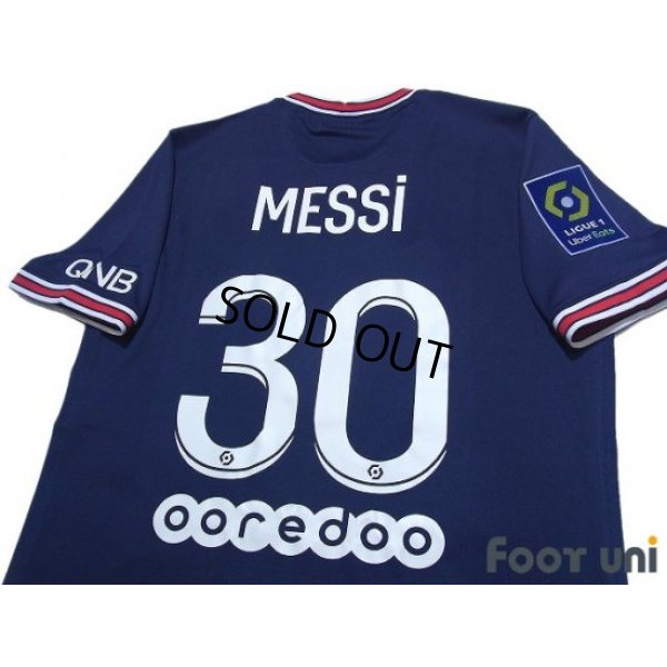 Photo4: Paris Saint Germain 2021-2022 Home Shirt #30 Messi Ligue 1 Patch/Badge w/tags
