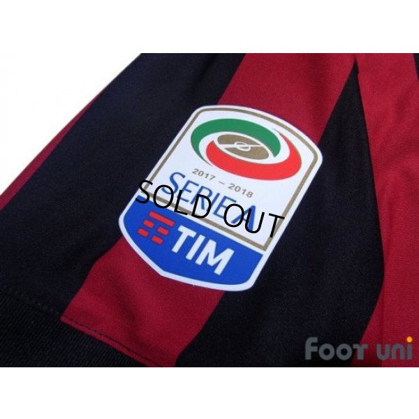 Photo6: AC Milan 2017-2018 Home Shirt #18 Montolivo Serie A Tim Patch/Badge w/tags