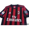 Photo3: AC Milan 2017-2018 Home Shirt #18 Montolivo Serie A Tim Patch/Badge w/tags