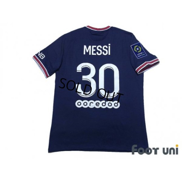 Photo2: Paris Saint Germain 2021-2022 Home Shirt #30 Messi Ligue 1 Patch/Badge w/tags