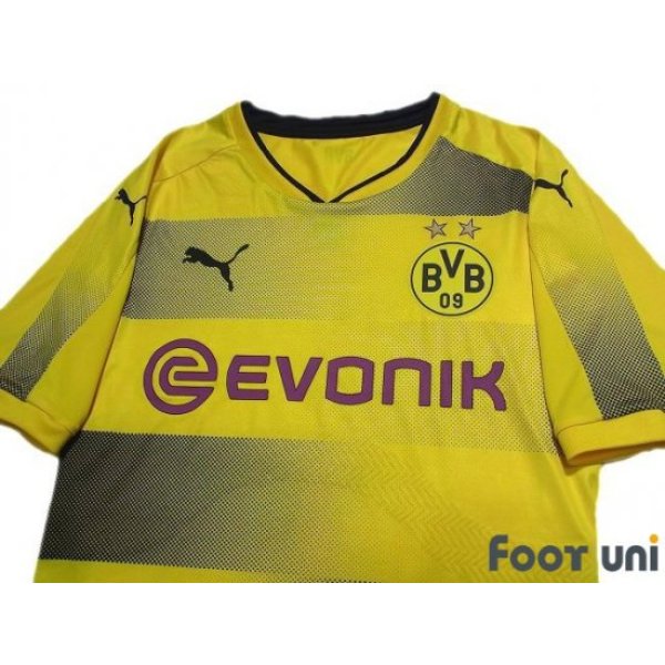Photo3: Borussia Dortmund 2017-2018 Home Authentic Shirt