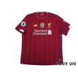 Photo1: Liverpool 2019-2020 Home Shirt Premier League Patch/Badge FIFA World Champions 2019 Patch/Badge (1)