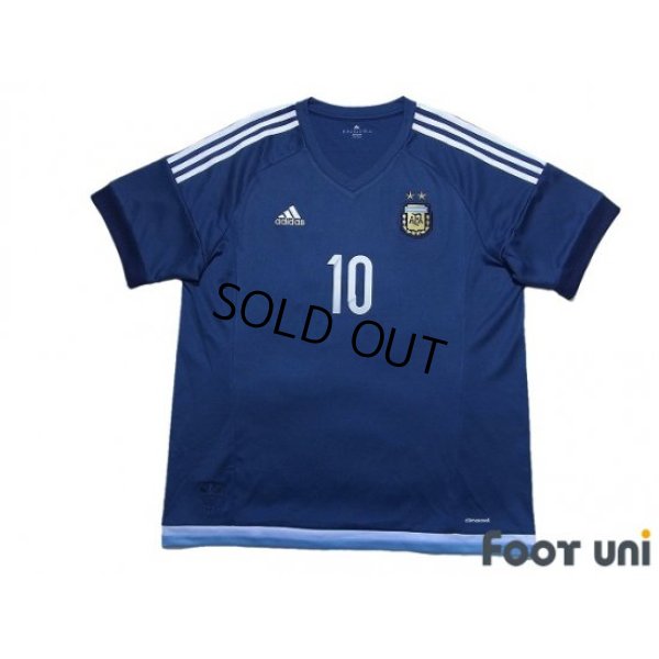 Photo1: Argentina 2015-2016 Away Shirt #10 Messi w/tags
