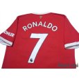 Photo4: Manchester United 2021-2022 Home Shirt #7 Cristiano Ronaldo