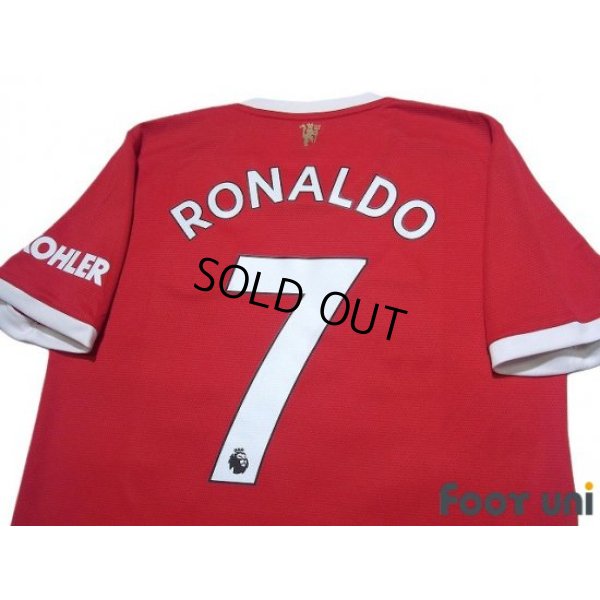 Photo4: Manchester United 2021-2022 Home Shirt #7 Cristiano Ronaldo