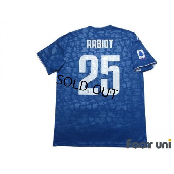 Photo2: Juventus 2019-2020 Third Shirt #25 Adrien Rabiot Serie A Tim Patch/Badge